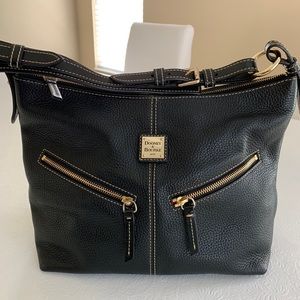 Dooney & Bourke Black Leather Shoulder Bag
